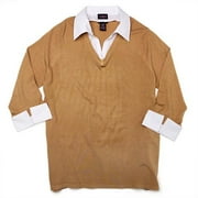 George - Women's Plus Layered V-Neck Sweater