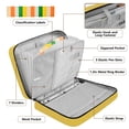 thumbnail image 4 of Haosy Accordion File Organizer Zipper Binder 500 Sheet 6-Tab Expanding File Folder Multi-Pocket 1.2 Inch 3 Ring Cute Sea Slug, 4 of 7