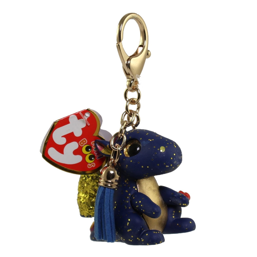 TY Beanie Boos 3" CINDER Dragon Key Clip Plush Stuffed Animal Collectible Toy 
