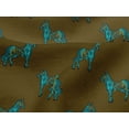 thumbnail image 4 of oneOone Viscose Jersey Fabric Horse Block Fabric Prints By Yard 60 Inch Wide, 4 of 5