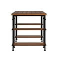 thumbnail image 6 of Weston Home Clayton Desk with 4 Shelves, Oak Finish, 6 of 7
