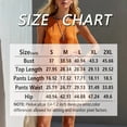 thumbnail image 6 of Morttic Women's Beach Vacation 2 Piece Set – Solid Color Sleeveless Round Neck Top & Striped Elastic Waist Shorts Casual Outfit Orange，S, 6 of 6