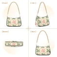 thumbnail image 7 of FORMRS Womens Shoulder Bag with Chain Strap Clutch Purse Cute Tote Handbag, Pink and Green Geometric, 7 of 7