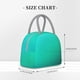 thumbnail image 2 of Fotbe Turquoise Light Blue Bolsa de Almuerzo con Estampado, Lonchera Aislada, Contenedor de Comida Reutilizable Tipo Cooler a Prueba de Fugas, 2 of 6