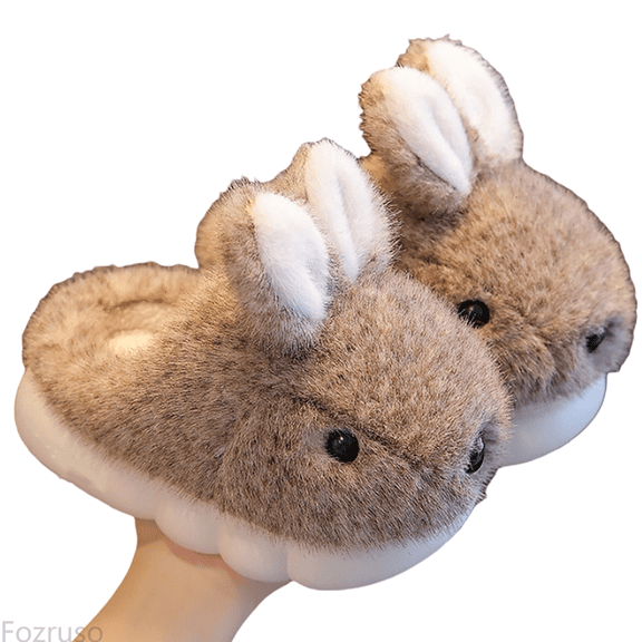 Fozruso Girls Slippers Winter Warm Shoes For Kids Cozy Indoor Outdoor Soft Fleece Lined Kids Booties With Heel Cover,Warm Winter Slippers Sizes 9 Little Kid(3-3.5 Years)