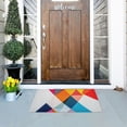 thumbnail image 5 of Yayeee Doormat for Indoor Entrance 32" x 20" Non Slippery Floor Rug, Colorful Triangles, 5 of 8