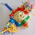 thumbnail image 4 of Flmtop Cute Foraging Bird Parrot Shredder Cage Toys for Cockatiel African Grey Conure Random Color, 4 of 8
