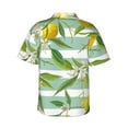 thumbnail image 3 of JUNZAN Lemon Pattern Hawaiian Shirt for Men,Summer Beach Casual Short Sleeve Button Down Shirts-Medium, 3 of 9