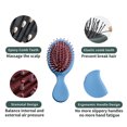 thumbnail image 3 of Cepillo de pelo para mujeres y hombres - Cepillo de pelo para cabello húmedo y seco - Cepillo de pelo acolchado para desenredar/alisar - Para la mayoría de los tipos de cabello (1 paquete) Vhermosa CPB-CJZ1432-3, 3 of 5