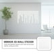 thumbnail image 5 of Pegatina de pared de espejo cuadrada de 100 unids Azulejos de espejo acrílico para decoración del hogar, 5 of 5