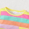 thumbnail image 4 of Big Girls Clothes 7T Girls Outfits 8T Girls Sleeveless Stripe Top Shorts 2PCS Girls Summer Clothing Set Yellow, 4 of 8