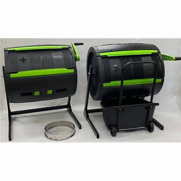 Maze, RSI   RSI-MCT-D245-2CS   2-RSI-Maze 65 Gallon Composter with 1-Cart & 1-Sifter