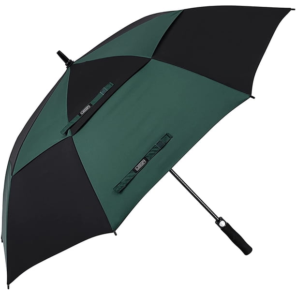 G4Free Paraguas de golf abierto automático de 47/54/62/68 pulgadas Paraguas de golf de gran tamaño extra grande con dosel doble ventilado A prueba de viento Paraguas impermeables