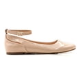 thumbnail image 4 of COM STAR Women’s Pointed Toe Ankle Strap Flats Dress Shoes Comfortable Work Office Ballet Flats Slip-On Low Heel Shoes, 4 of 8