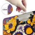 thumbnail image 4 of ALAZA Plastic Clipboard A4 Letter Size Decorative Clipboards for Students Women Men 9" x 12.5" Mandala Skeleton Sunflower, 4 of 6