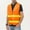 Orange, variant on Kctiaxy Safety Vest for Men Sleevelees High Visibility Vest Tank Reflective Construction Work Vest Jacket Fall Savings