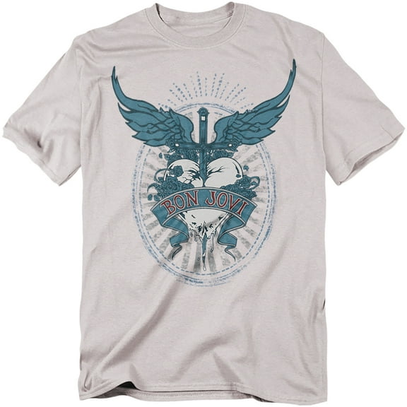 Bon Jovi T-Shirt Winged Heart Unisex Graphic Tee For Men & Women