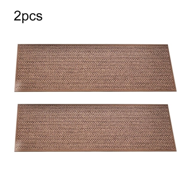 2PCS Non-Slip Stair Treads: Washable, Reusable & Customizable for Safety!