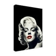 thumbnail image 2 of Trademark Fine Art 'Red Lips Marilyn In Black' Canvas Art by Chris Consani, 2 of 4