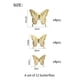 thumbnail image 3 of 12 pegatinas de pared de mariposa hueca con textura de metal 3D. Wmkox8yii fhajkh528, 3 of 6