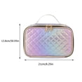 thumbnail image 4 of MasteelfCA 1Pc Handheld Delicate Toiletry Bag Multifunction Portable Cosmetic Bag Purple, 4 of 7