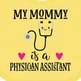 thumbnail image 4 of Inktastic Physician Assistant Pa Mom Baby Girls Baby Bib, 4 of 4