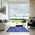 thumbnail image 6 of Ahgly Company Indoor Square Patterned Sky Blue Dress Blue Area Rugs, 5' Square, 6 of 6