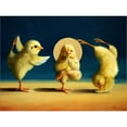 thumbnail image 2 of Great Art Now Yoga Chicks Three by Lucia Heffernan, Framed Wall Art, 22W x 18H, 2 of 3