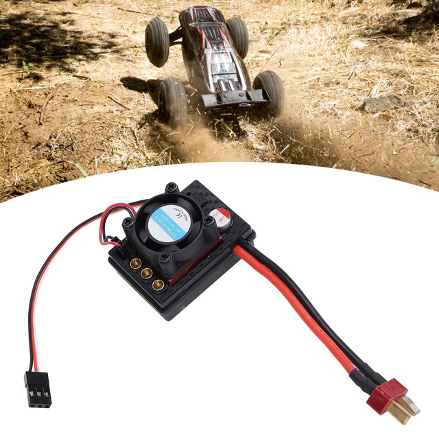 Coche De Control Remoto ESC Sin Escobillas, Controlador De Velocidad Eléctrico Coche RC ESC Sin Escobillas Fácil Instalación Para Coche RC 124008