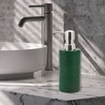 thumbnail image 6 of Unique Bargains 1 Pc Simple Cylindrical Soap Pump Dispenser for Hotel 350ml Silver Tone Green, 6 of 6