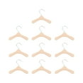 thumbnail image 4 of 10 Pieces Pet Hangers Wood Pet Hanger Multipurpose Portable Dog Clothes Hangers Pet Costume Hangers for Pet Jewelry Children 14cm, 4 of 10