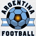 thumbnail image 3 of CafePress - Argentina Football T Shirt - Light Classic Kids Graphic, Short Sleeve T-Shirt, Sizes XS-XL, 3 of 4