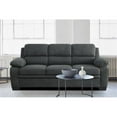 thumbnail image 3 of Lexicon Holleman Textured Fabric 2-Piece Upholstered Sofa Set in Dark Gray, 3 of 12