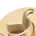 thumbnail image 2 of Marine Drain Plug Kit, 25mm/1in Mounting Hole, Mirror Polished Bronze for Coolers, Fishwells and Yachts, 2 of 4