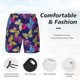 thumbnail image 3 of Balery Paint Butterflies Bañador para hombre, shorts de playa de secado rápido con entrepierna y forro de compresión-Large, 3 of 6