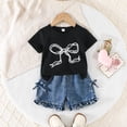 thumbnail image 2 of Zshosam Summer Outfits for Kids Toddler Girl Summer Clothes 2 Piece Loose Strap Tank Top and Short Set Kids Clothing Sets with Pockets Size 12 18 Months,(Black 12-18 Months), 2 of 7