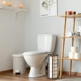 thumbnail image 5 of Brookstone Brovnze Toilet Paper Holder, Freestanding, Modern Design, Holds Mega Rolls, 5 of 6