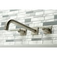 thumbnail image 3 of Kingston Brass KS6058CKL Kaiser Two-Handle Wall Mount Roman Tub Faucet, Brushed Nickel, 3 of 7