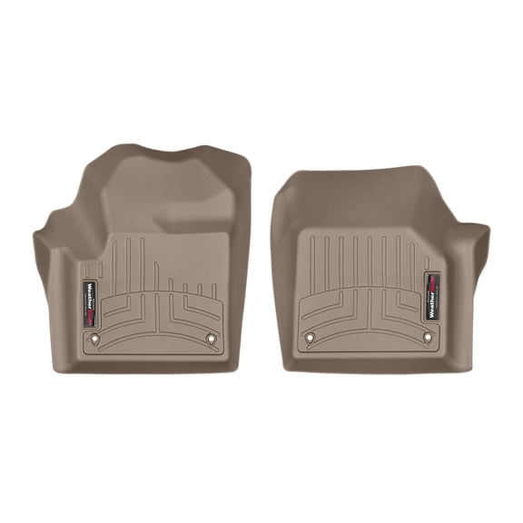 WeatherTech Custom Fit FloorLiners compatible with Land Rover Rover Discovery Sport - 1st Row (Driver & Passenger), Tan