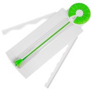 NewSoul Paper Trimmer Multifunctional Craft Paper Cutter with 12 Cutting Blade Heads Portable Paper Slicer with Side Rulers 360 Rotating Reusable Paper Trimmer