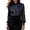 Black, variant on LIUJUNSHOP Womens Bow Tie Front Smocked Long Sleeve Blouse Elegant Office Shirt Top