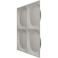 thumbnail image 4 of 19 5/8"W x 19 5/8"H Adonis EnduraWall Decorative 3D Wall Panel, Universal Aged Metallic Weathered Steel (Covers 2.67 Sq. Ft.), 4 of 6