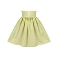 thumbnail image 5 of Girls Dress Green Lace Button Short Puff Sleeve Elegant Casual Formal 6 Years, 5 of 7