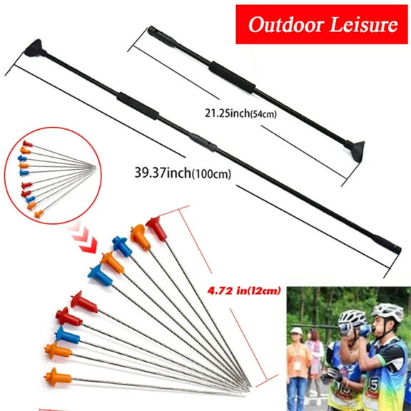 Piaoyu Outdoor Entertainment Sports， Blowing Darts with Connecting Tube and 10 Arrows