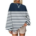 thumbnail image 2 of Neewe Plus Size Tops for Women Winter Long Sleeve Shirts Crew Neck Casual Loose Tunic Blouse, 2 of 5