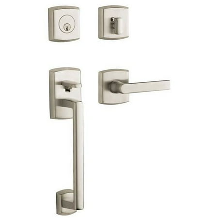 Baldwin Hardware Soho Single - Baldwin Soho Single Cylinder Handleset with Interior Lever and Sectional Trim