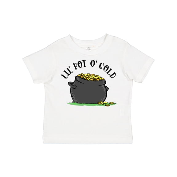 Inktastic St. Patrick's Day Lil' Pot of Gold Boys or Girls Toddler T-Shirt