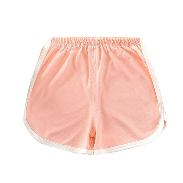 Odeerbi 1-7 Años Niños Niñas Algodón Atlético Dophin Shorts Deportes Yoga Shorts Color Sólido Casual Sports Shorts