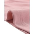 thumbnail image 5 of INSPIRE CHIC Twist Tops for Women's Notched Neck Cap Sleeve Casual Work Shirts XS Pink, 5 of 6