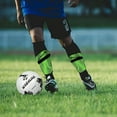 thumbnail image 4 of Vizari Matera Soccer Shin Guards with Ankle Protection for Kids, Youth, and Adults | Lightweight and Durable Gear for Ages 3+ - GREEN/BLACK, XXS, 4 of 5